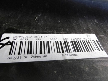 фото thumb №6, Bmw 5 g30 g31 бампер передний омыватель pdc