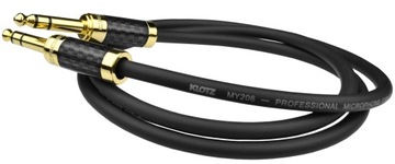 Kabel przewód 6,3mm Jack - 6,3mm stereo Klotz 0,5m