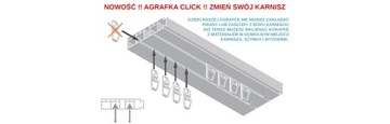 KARNISZ 3-torowy 150 Szyna sufitowa PCV III