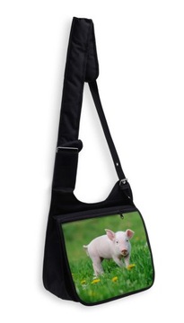 БОЛЬШАЯ СУМКА С КЛАПАНОМ A4 ZW 11 PIGGY PERMANENT PRINT