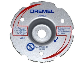 Uniwersalna wypukła tarcza do cięcia DSM600 DREMEL