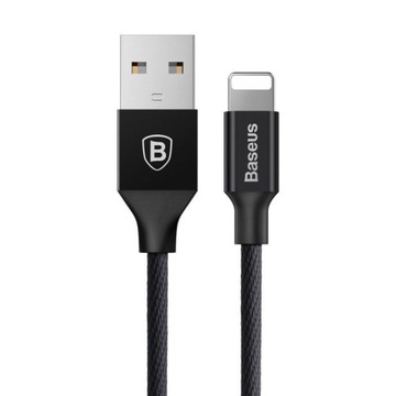 USB-кабель BASEUS для Apple Lightning 8-контактный 1,5А Yvien CALYW-C01 3м черный