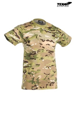 Koszulka Wojskowa T-SHIRT Męski Bawełna Texar - Multicam 3XL