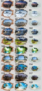 FOTOTAPETA 3D SAMOPRZYLEPNA naklejka dziura ścienna NATURA OCEAN TAJLANDIA