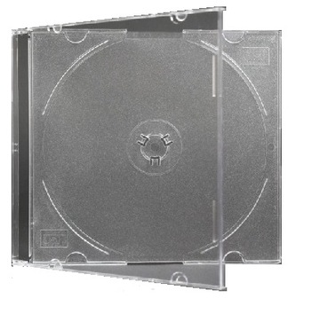 КОРОБКИ ДЛЯ 1 CD/DVD SLIM 5MM 50 ШТ. MAT0WE CLER