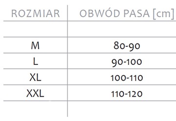 GORSET LĘDŹWIOWY pas stabilizujący NA KRĘGOSŁUP XL