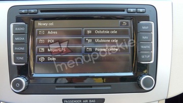 ПОЛЬСКОЕ МЕНЮ НАВИГАЦИЯ VW RNS 510 310 PASSAT Touran Tiguan Ремонт NAVI