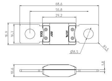 ПРЕДОХРАНИТЕЛЬ MEGAVAL MEGA VAL 225A MTA PEUGEOT