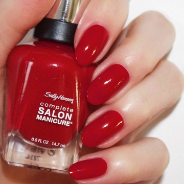 Лак для ногтей Sally Hansen Salon Complete Red It