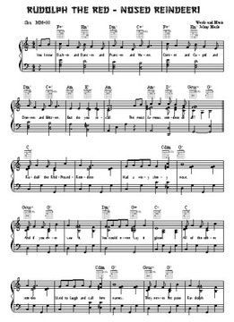 МИРОВЫЕ РОЖДЕСТВЕНСКИЕ ХИТЫ - PIANO CHRISTMAS SHEET SHEET