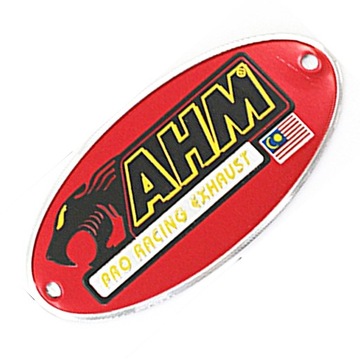 ЭМБЛЕМА ГЛУШИТЕЛЯ AHM PRO RACING