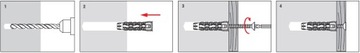 SFXP РАСШИРИТЕЛЬ SFX 10x50 С ВИНТОМ 60 50 шт.