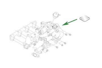 Заглушка EGR FORD C-Max Focus Mondeo S-Max 1.8TDCi