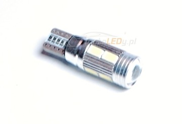 W5W żarówka LED T10 12V 5W CANBUS, W10W, W16W