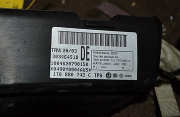 фото thumb №5, Vw touran шторка безпеки бічна права 1t0880742c