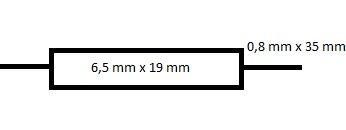 Rezystor Bezindukcyjny SUPERES 5 Watt 2,20 Ohm