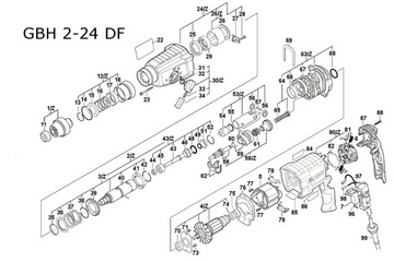 Переключатель Bosch GBH 2-26 GBH 2-25