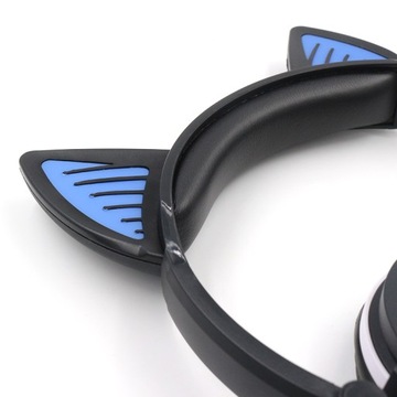 НАУШНИКИ BLUETOOTH КОШАЧЬИ УШИ СВЕТОДИОДНАЯ ПОДСВЕТКА