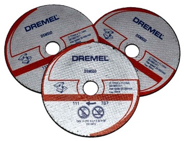 Tarcze do cięcia metalu plastiku DSM 510 DREMEL 3x