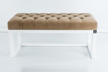 75 Producent Ławka Pikowana Cappuccino EMRA WOOD