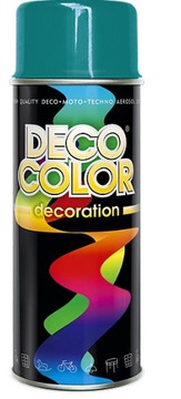 КРАСКА-СПРЕЙ DECO COLOR 400мл бирюзовый