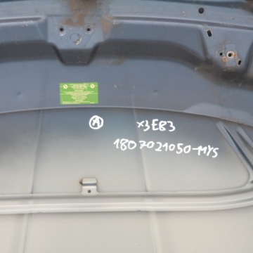 Bmw e83 x3 капот кришка двигуна mysticblau a07 Зі Шроту, фото thumb