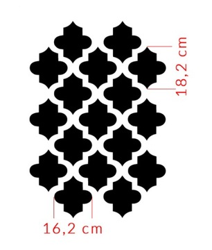 Марракеш - многоразовый трафарет для марокканской живописи 70х100см