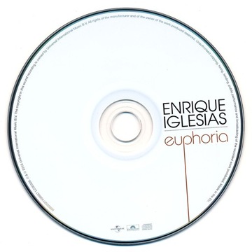 Enrique Iglesias Euphoria 1 CD I LIKE IT TU Y YO Cuando Me Enamoro PL