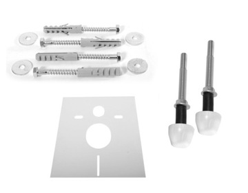 Zestaw 6w1 Slim 9cm Stelaż Podtynkowy WC H Chrom