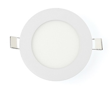 PANEL LED PODTYNKOWY OKRĄGŁY 12W PLAFON BIAŁY NEUTRALNY 4500K