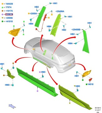 фото thumb №5, Планка дверь перед левая edge 15- 18-