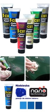 Kredka + PIGMENT + REGENERATOR na rysy NIEBIESKI