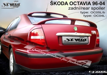 спойлер спойлер Skoda Octavia MK1 hb top 3 типа