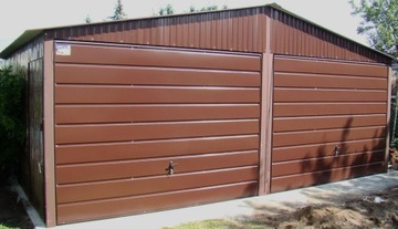 Garaże Blaszane 6x5 Garage Tin Bronze Жестяные тарелки