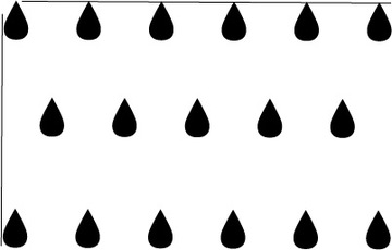 Шаблон рисования несколько обоев капли 2