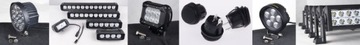 РАБОЧАЯ ГАЛОГЕННАЯ ОВАЛЬНАЯ nXn LED PRO CREE 27Вт 4х4