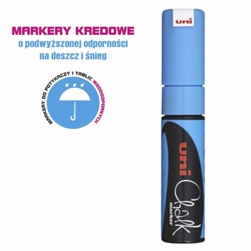 UNICHALK BLUE CHALK MARKER для дождя и снега