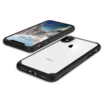 ЧЕХОЛ SPIGEN ULTRA HYBRID ДЛЯ IPHONE X/XS + СТЕКЛО SGP