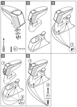 фото thumb №11, Подлокотник fiat 500l 2012- подлокотник armster 2 серебряный