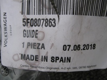 фото thumb №9, Напрямна бампера задня seat leon iii 5f0807863