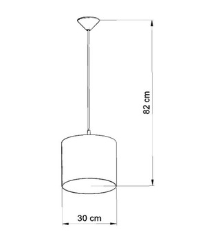 Lampa Wisząca dla Dziecka PIŁKA C Zwis Sufit LED