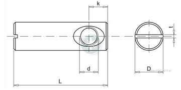Nakrętka wałeczkowa M6 x 10 x 13 NSYMET (50 szt)