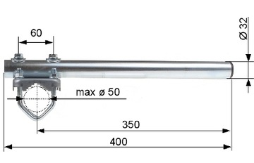 URI-32Z30 ДЕРЖАТЕЛЬ ТРУБ