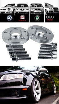 РАСТОЧКИ AUDI 5x112 A4 B5 B6 B7 A6 C5 C6 25 мм ВИНТЫ