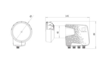 LNB QUAD INVERTO HOME PRO NC+ КОНВЕРТЕР POLSAT