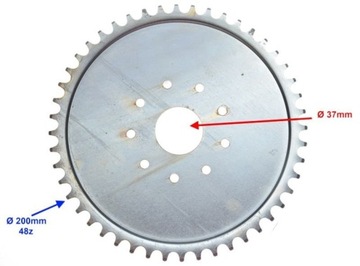 ЗАДНЯЯ ЗВЕЗДОЧКА 48z 415 ВЕЛОСИПЕДНЫЙ ДВИГАТЕЛЬ