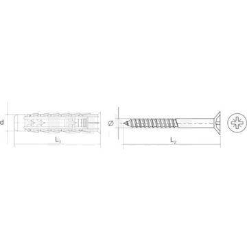 KOŁEK ROZPOROWY 6x30 200szt.