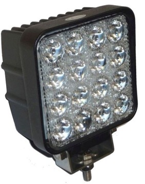 Lampa Robocza 16 LED Halogen Szperacz 48W 12V 24V