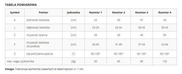 Кресло ортопедическое и реабилитационное JORDI, размер 3