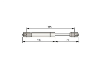 ПРИВОД ПОДЪЕМНИКА КАПОТА MINI SHORT 80N